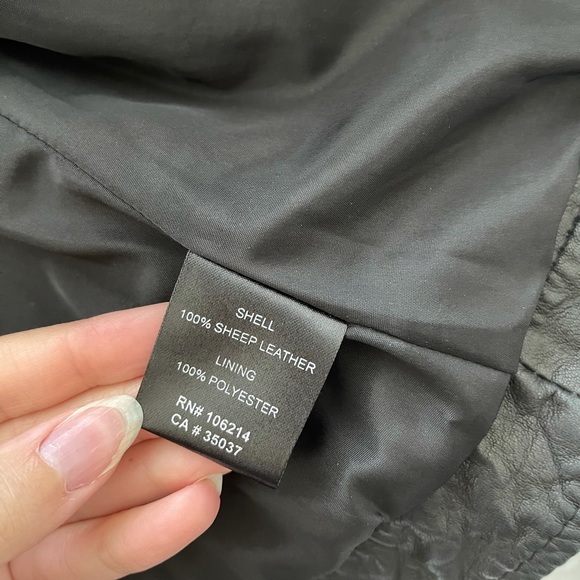 Joe’s Jeans Sheepskin Leather Jacket - Picture 7 of 13